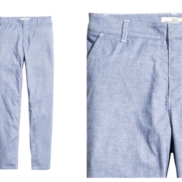 ✨ High Waisted Pinstripe Chinos✨ - Picture 2 of 7